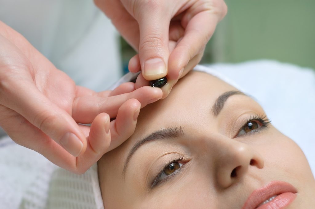 skin treatment applying